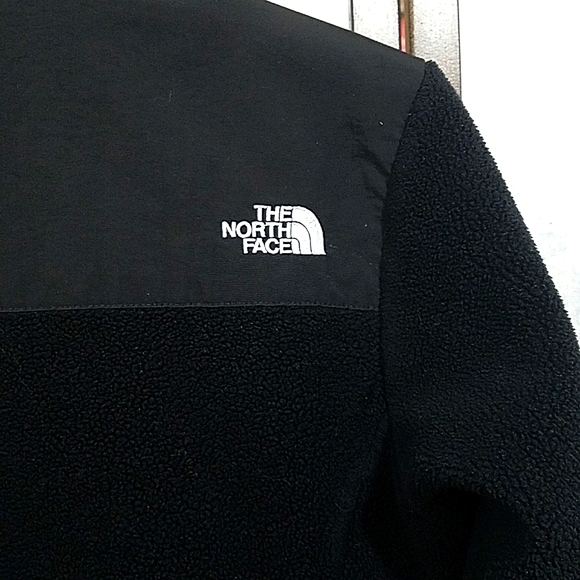 North face black fleece zip up jacket S - Picture 6 of 7